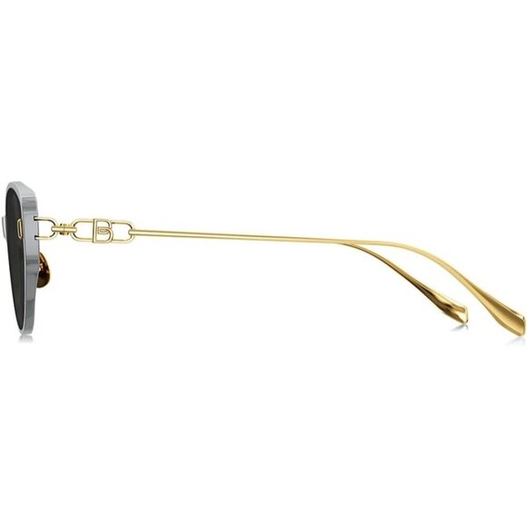 🆕 Women Black Fashion Oversized Cat Eye Polarized Exclusive Eyewear Sunglasses - Picture 3 of 8